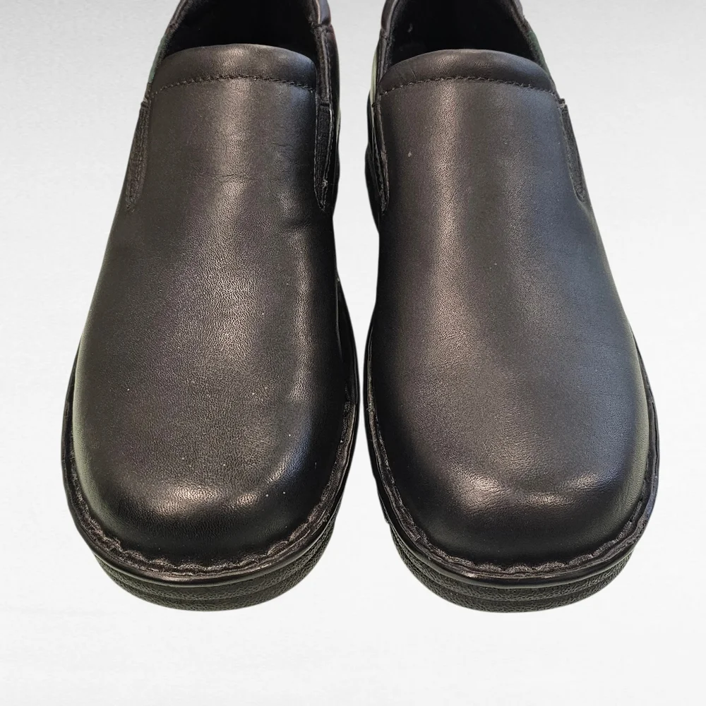 Eastland Newport Black Leather Slip On Loafers Size 10W